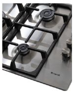 ⁦Nardi 90cm 5-Burner Built-in Gas Hob with Cast Iron Supports - Italian design & components (SCG55 AVX)⁩ - الصورة ⁦3⁩