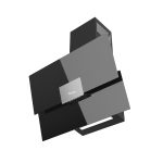 ⁦Condor Alia 60cm Decorative Mural Hood (ALIA60X/IN/BL/G)⁩ - الصورة ⁦3⁩