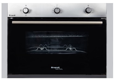 Nardi 90cm 120L Built-in Gas Oven with Grill - Italian Design & Components (FGX89XN4)
