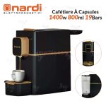 ⁦Nardi Premium Capsule Coffee Machine - Black & Gold Edition -NCM-C14⁩ - الصورة ⁦2⁩