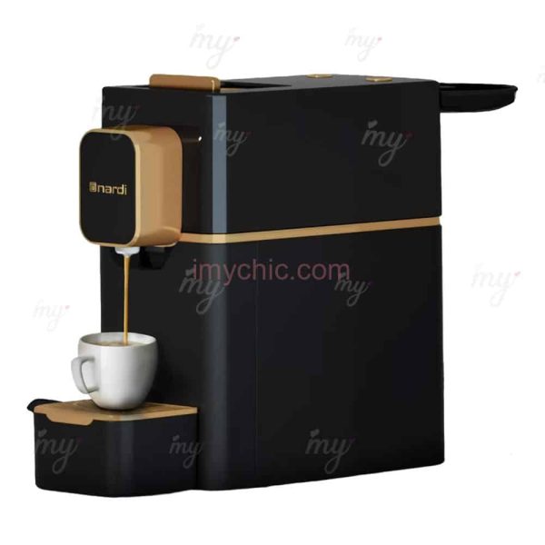 Nardi Premium Capsule Coffee Machine - Black & Gold Edition -NCM-C14