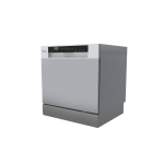 Condor MINUXA 8-Place Setting Compact Dishwasher - Silver- CLV-MIN08S - Image 4