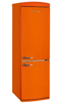Nardi  410L Retro Combination Refrigerator -Orange- NRC640RO