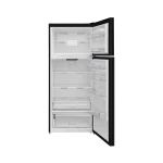 ⁦NARDI 525L Double Door No Frost Refrigerator -Black Glass- NRD730ABG⁩ - الصورة ⁦2⁩