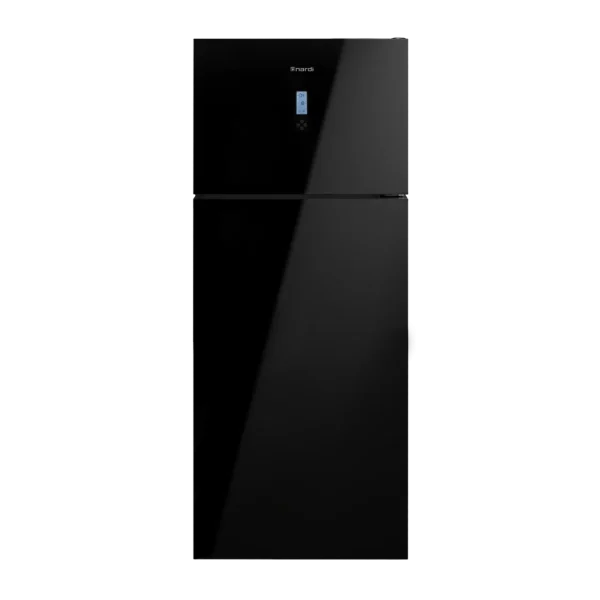NARDI 525L Double Door No Frost Refrigerator -Black Glass- NRD730ABG