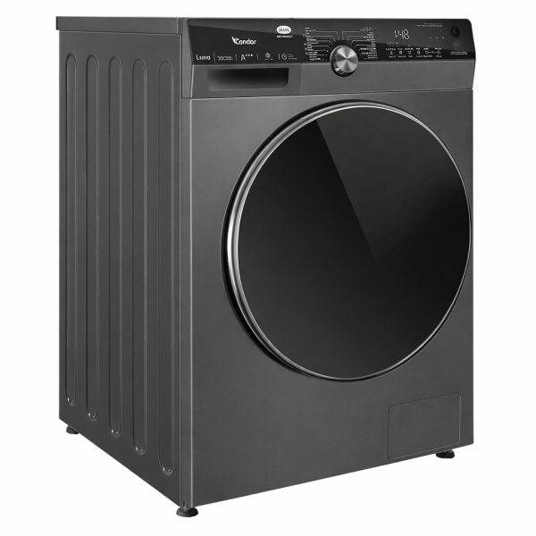 Condor Luna 10kg Washing Machine, A+++, 1400 RPM -Dark Silver- WAF-XLB441L1JT