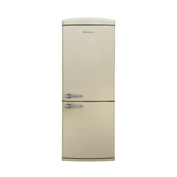 Nardi 410L Retro Combination Refrigerator  -Ivory- NRC460RIV