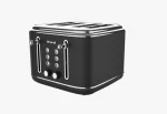 NARDI Toaster Retro Black 4 Slices - Image 3